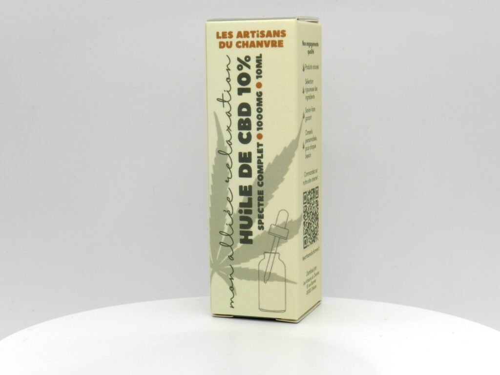 Huile CBD «&nbsp;Mon Alliée Relaxation&nbsp;» (10%)