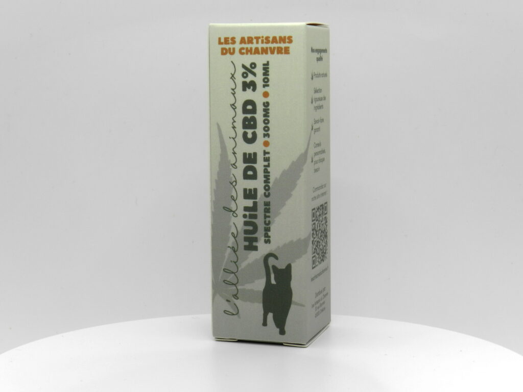 Huile CBD «&nbsp;L'alliée des animaux&nbsp;»